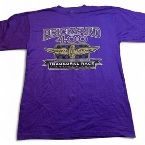 Vintage Indy car brickyard 400 Indianapolis speedway inaugural race‎ T-shirt XL